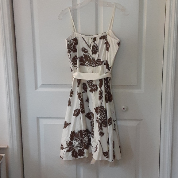 Ruby Roxy brown and cream floral dress - Picture 4 of 8